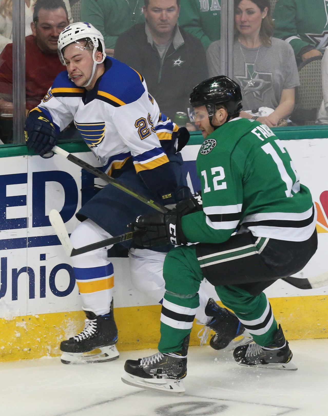 Blues and Stars skate in Game 4 of their playoff